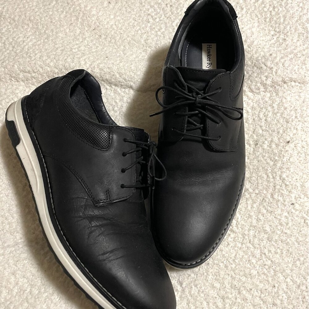 Hawker Rye Casual Dress Shoes, Black, Size 12